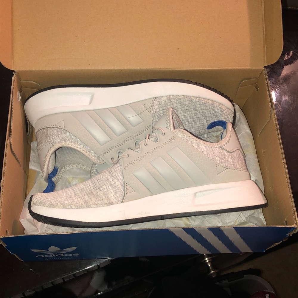 Adidas Shoes X_PLR_J Gray, White & Blue